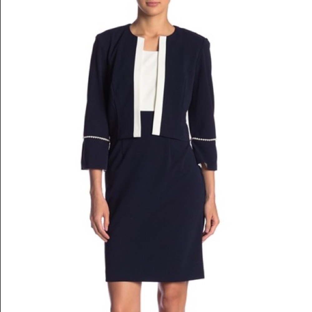 Two piece Dress Suit by Sandra Darren Size 6